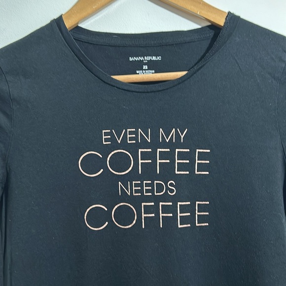 Banana Republic T shirt Women’s Black Tee size XS - Picture 2 of 7